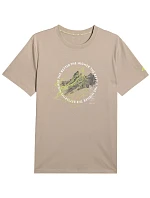 Pánske tričko 4F M2822 béžové 4FWSS26TTSHM2822 83S pánske