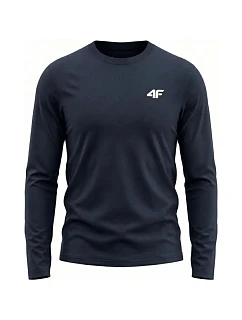 Pánské tričko 4F Longsleeve M611 navy blue 4FWMM00TLONM611 31S pánské