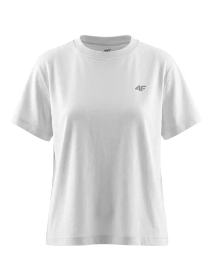 Dámske tričko 4F F3310 biele 4FWMM00TTSHF3310 10S