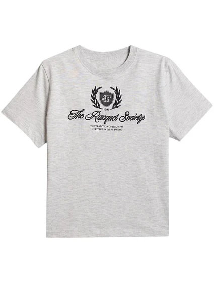 Dámské tričko  light grey melange WSS26TTSH 27M model 22143643 - 4F