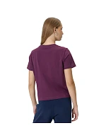 Dámské tričko 4F F2738 vínové 4FWSS26TTSHF2738 60S