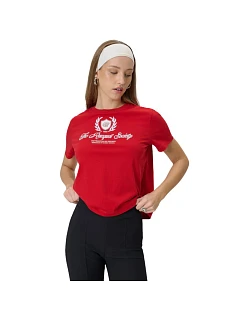 Dámské tričko 4F F2738 červená 4FWSS26TTSHF2738 62S