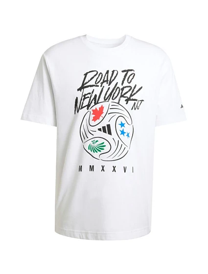 Pánské tričko FIFA World Cup Road to Graphic tshirt white pánské model 22150782 - ADIDAS