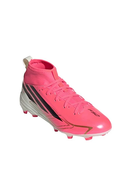 Dětské kopačky F50 League Mid FG pink model 22207565 - ADIDAS