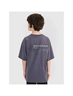 Chlapčenské tričko oversize s potlačou 4F 4FJWSS25TTSHM1879-22S