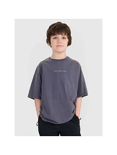 Chlapčenské tričko oversize s potlačou 4F 4FJWSS25TTSHM1879-22S