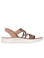 Dámské sandály Skechers GO WALK FLEX SANDAL EMMA 141473 TAN Dámské sandály Skechers GO WALK FLEX SANDAL EMMA 141473 TAN