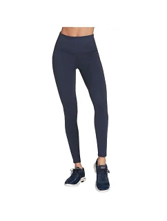 Legíny Skechers Go Walk s vysokým pásom W03LG30B-NVY, tmavomodré, veľkosť L