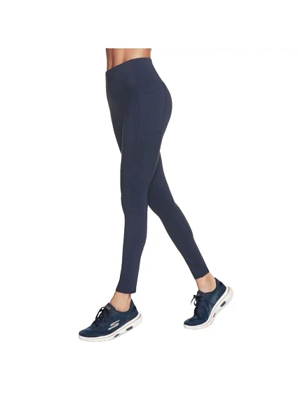 Legíny Go Walk s vysokým pasem model 22399321 tmavě modré, velikost L - Skechers Legíny Go Walk s vysokým pasem model 22399321 tmavě modré, velikost L - Skechers