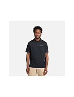 Pánské polo tričko ROSSIGNOL Lycian Polo, černé Pánské polo tričko ROSSIGNOL Lycian Polo, černé