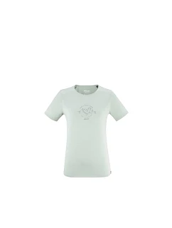 Dámske tričko MILLET Ubic Light Ts Ss W v pastelovo zelenej farbe