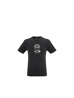 Tričko MILLET CDG CHAMONIX LOGO TS SS M černé