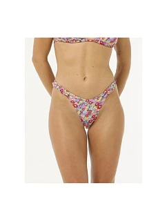 Plavky RIP CURL Las Flores High Leg Skimpy, tyrkysové
