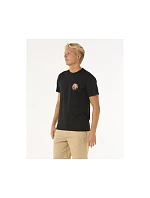 Tričko RIP CURL Wettie Passage Icon Tee, černé Tričko RIP CURL Wettie Passage Icon Tee, černé