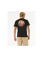 Tričko RIP CURL Wettie Passage Icon Tee, černé Tričko RIP CURL Wettie Passage Icon Tee, černé