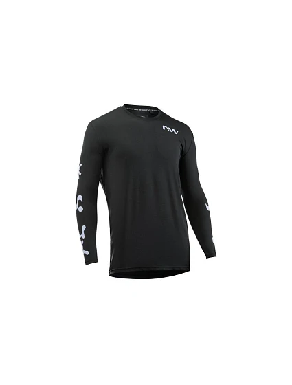 Cyklistické tričko NORTHWAVE XTrail Jersey L/s, černé Cyklistické tričko NORTHWAVE XTrail Jersey L/s, černé