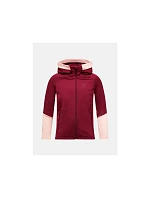 Mikina PEAK PERFORMANCE Jr Rider Essentials Zip Hood, bordová Mikina PEAK PERFORMANCE Jr Rider Essentials Zip Hood, bordová