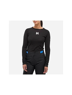 Dámské tričko MILLET Trilogy Wool Ts Ls W, černé