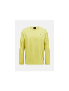 Pánské tričko PEAK PERFORMANCE M Trail Longsleeve, žlutá barva