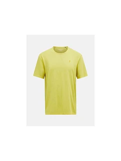 Pánské tričko PEAK PERFORMANCE M Wool-Blend Shortsleeve, žlutá barva