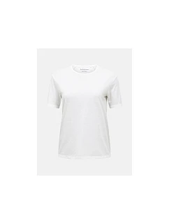 Dámske tričko PEAK PERFORMANCE W Wool-Blend Shortsleeve, biela farba