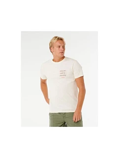 Pánské tričko RIP CURL Vaporcool Search 3 Stacks Tee, bílé