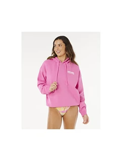 Dámská mikina RIP CURL Surf Puff Heritage Hood, růžová