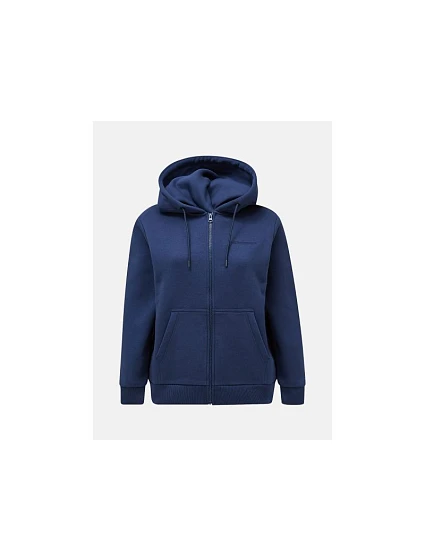Mikina Peak Performance W Original Small Logo Zip, modrá Mikina Peak Performance W Original Small Logo Zip, modrá