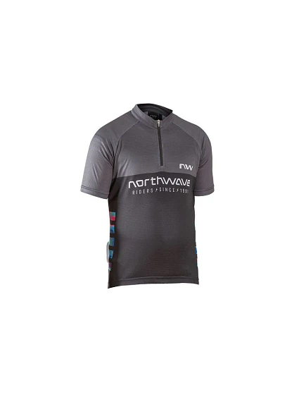 Cyklistické tričko NORTHWAVE Force Evo Junior Jersey Short Sleeve, černé