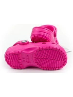 Dětské sandály Crocs Classic Clog T, růžové, pohodlné, módní