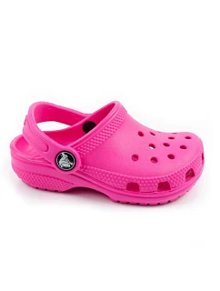 Dětské sandály Crocs Classic Clog T, růžové, pohodlné, módní