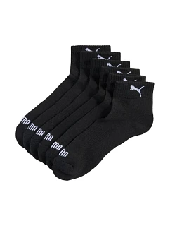 Ponožky Puma Cushioned Quarter, balení po 3 kusech, černé, 938581 01