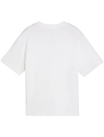 Dětské tričko Puma Ess Centered Cat Logo Boxy Tee, bílé, 685131 02
