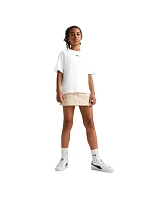 Dětské tričko Puma Ess Centered Cat Logo Boxy Tee, bílé, 685131 02