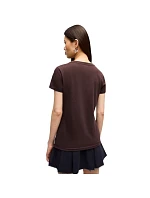 Dámské tričko Puma ESS Small No.1 Logo Tee(s), tmavě hnědé, 682373, 33