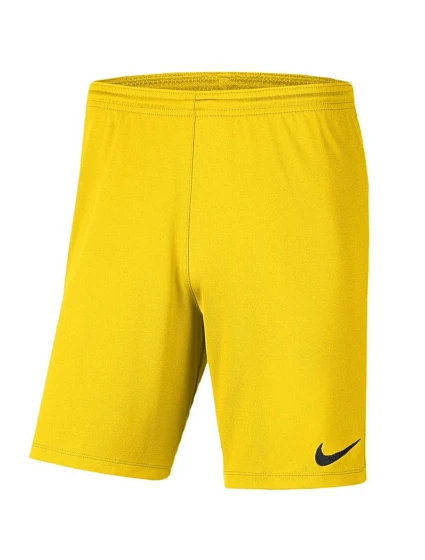 Dětské kraťasy Nike Dry Park III NB K, žluté, BV6865 718