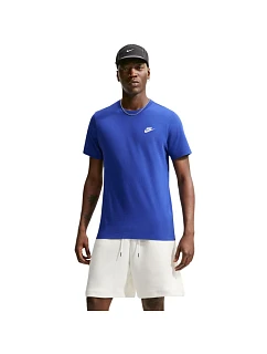 Pánské tričko Nike Club Tee, modré, AR4997, velikost 417