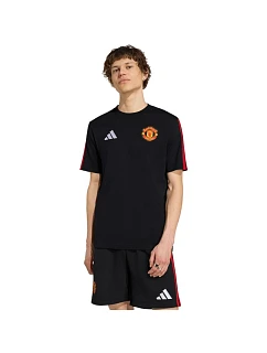 Pánske tričko adidas Manchester United DNA, čierne, KH4793