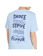 Pánské tričko adidas Burger Flavor Graphic světle modré KT9731 Pánské tričko adidas Burger Flavor Graphic světle modré KT9731