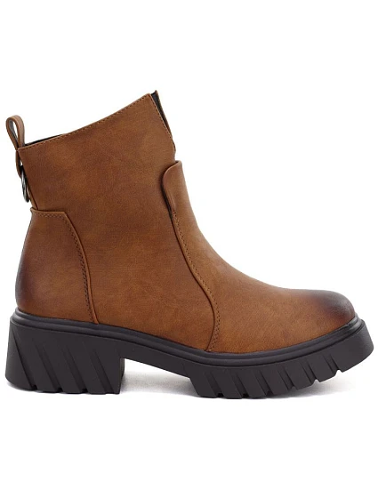 Dámské zateplené kotníkové boty v barvě camel od M. model 22399777 2502 - M. Daszyński Dámské zateplené kotníkové boty v barvě camel od M. model 22399777 2502 - M. Daszyński