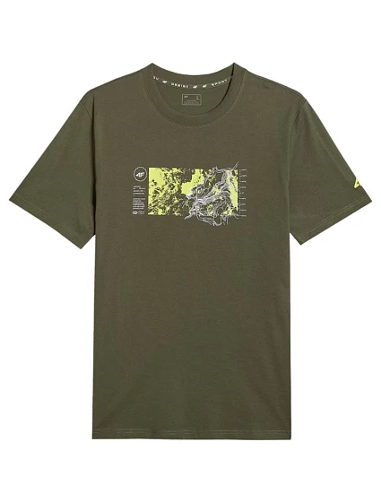 Pánské tričko khaki WSS26TTSH 43S model 22348273 - 4F Pánské tričko khaki WSS26TTSH 43S model 22348273 - 4F