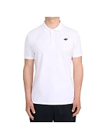 Koszulka męska polo 4F M0770 biała 4FWMM00TPTSM0770 10S pánské Koszulka męska polo 4F M0770 biała 4FWMM00TPTSM0770 10S pánské
