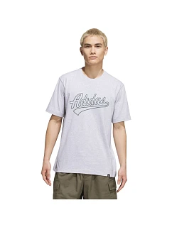 Pánské tričko adidas Varsity Tailsweep Graphic, šedé, KS2179