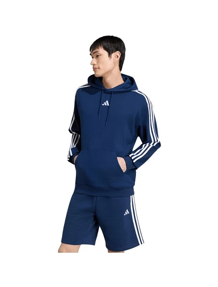 Pánská mikina adidas Essentials 3-Stripes French Terry Hoodie, tmavě modrá, KY4203 Pánská mikina adidas Essentials 3-Stripes French Terry Hoodie, tmavě modrá, KY4203
