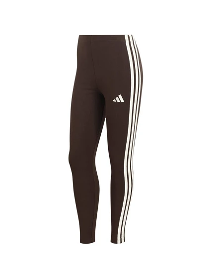 Dámské legíny Essentials 3Stripes hnědé model 22382722 - ADIDAS Dámské legíny Essentials 3Stripes hnědé model 22382722 - ADIDAS
