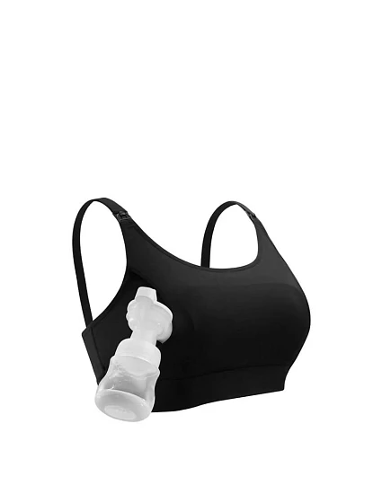 Momcozy kojící podprsenka typu „hands-free“, černá, velikost 2XL