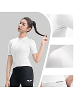 Dámský cyklistický dres Rockbros 15210007009 TVI S – bílý Dámský cyklistický dres Rockbros 15210007009 TVI S – bílý