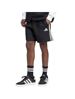 Pánské šortky adidas Essentials 3-Stripes French Terry, černé, KY6545