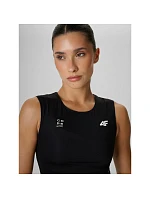 Dámský rychleschnoucí tréninkový crop top 4F 4FRAW26TFSLF1271-20S