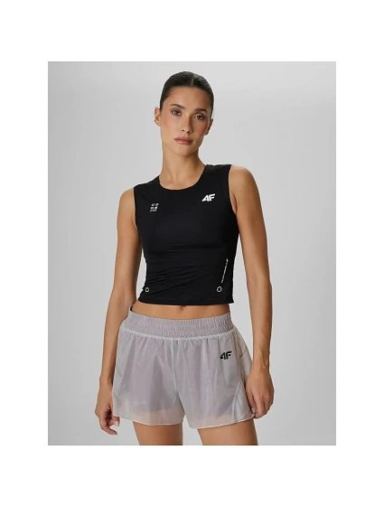 Dámský rychleschnoucí tréninkový crop top 4F 4FRAW26TFSLF1271-20S